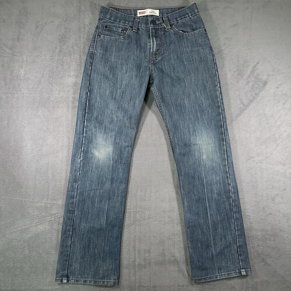 Levi’s 514 Straight Jeans Blue Women’s 14 Reg 27x27 Mid Rise Denim Casual
